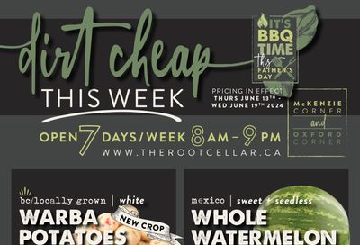 The Root Cellar Flyer June 13 to 19