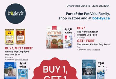 Bosley's by PetValu Flyer June 13 to 26