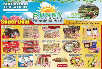 Sunny Foodmart (Markham) Flyer June 14 to 20