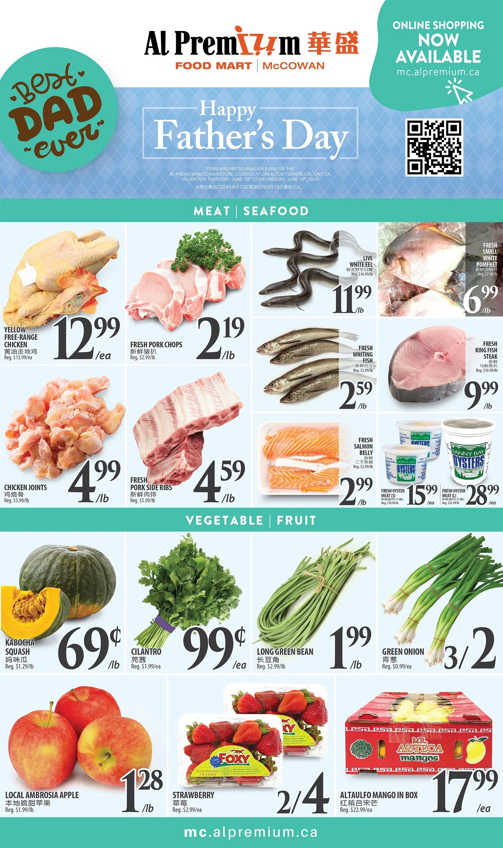 Al Premium Food Mart (McCowan) Flyer June 13 to 19