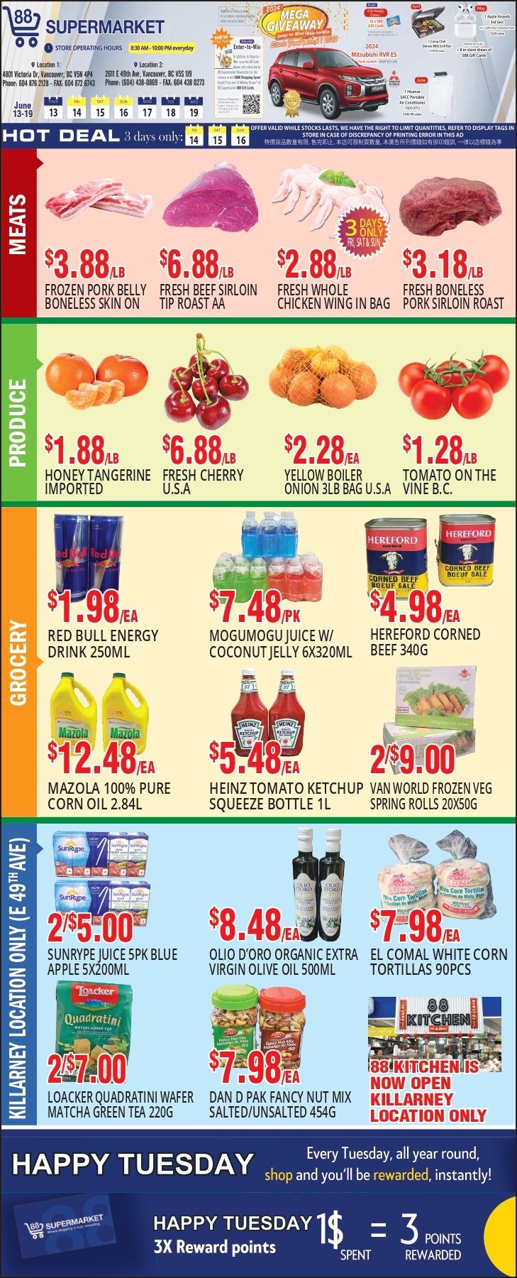 88 Supermarket Flyer June 13 to 19