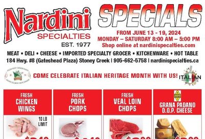 Nardini Specialties Flyer June 13 to 19