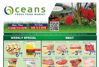 Oceans Fresh Food Market (West Dr., Brampton) Flyer June 14 to 20