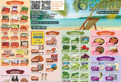 Oceans Fresh Food Market (Main St., Brampton) Flyer June 14 to 20