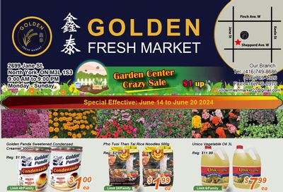 Golden Fresh Market Flyer June 14 to 20