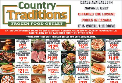 Country Traditions Flyer June 13 to 20