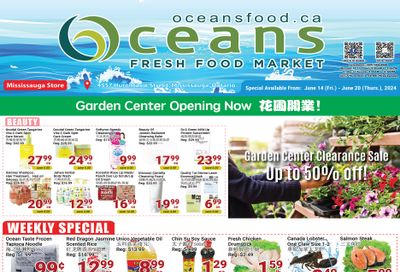 Oceans Fresh Food Market (Mississauga) Flyer June 14 to 20