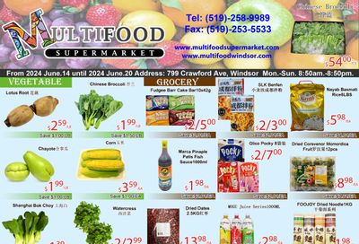 MultiFood Supermarket Flyer June 14 to 20