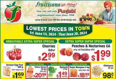 Fruiticana (Calgary) Flyer June 14 to 20