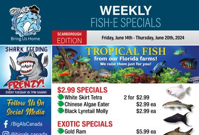 Big Al's (Scarborough) Weekly Specials June 14 to 20