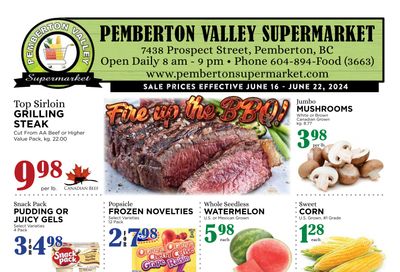 Pemberton Valley Supermarket Flyer June 16 to 22