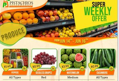 Pistachios Supermarket Flyer June 14 to 16