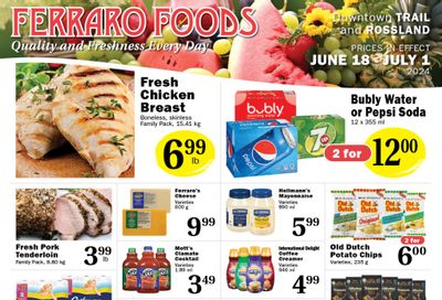 Ferraro Foods Flyer June 18 to July 1