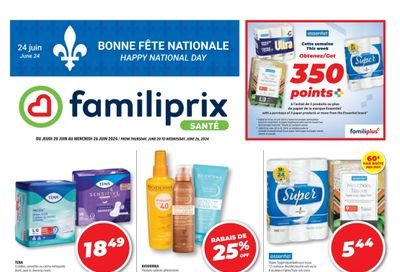 Familiprix Sante Flyer June 20 to 26