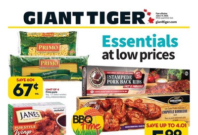 Giant Tiger (Atlantic) Flyer June 3 to 9