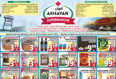 Akhavan Supermarche Flyer June 19 to 25