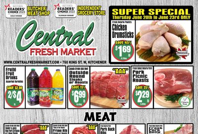 Central Fresh Market Flyer June 20 to 27