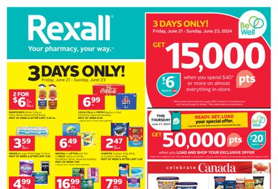 Rexall (AB & SK) Flyer June 21 to 27