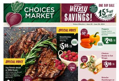 Choices Market Flyer June 20 to 26