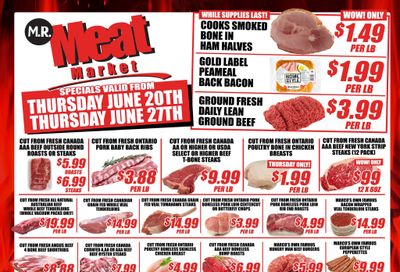 M.R. Meat Market Flyer June 20 to 27