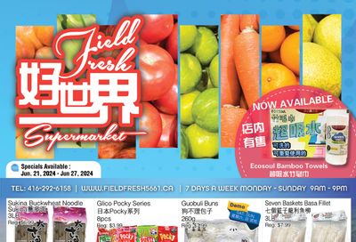 Field Fresh Supermarket Flyer June 21 to 27