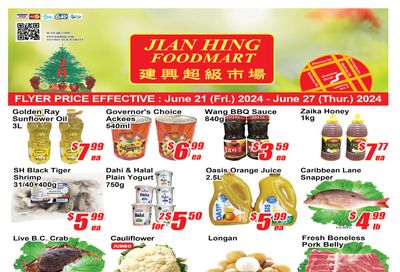 Jian Hing Foodmart (Scarborough) Flyer June 21 to 27