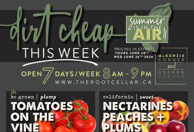 The Root Cellar Flyer June 20 to 26