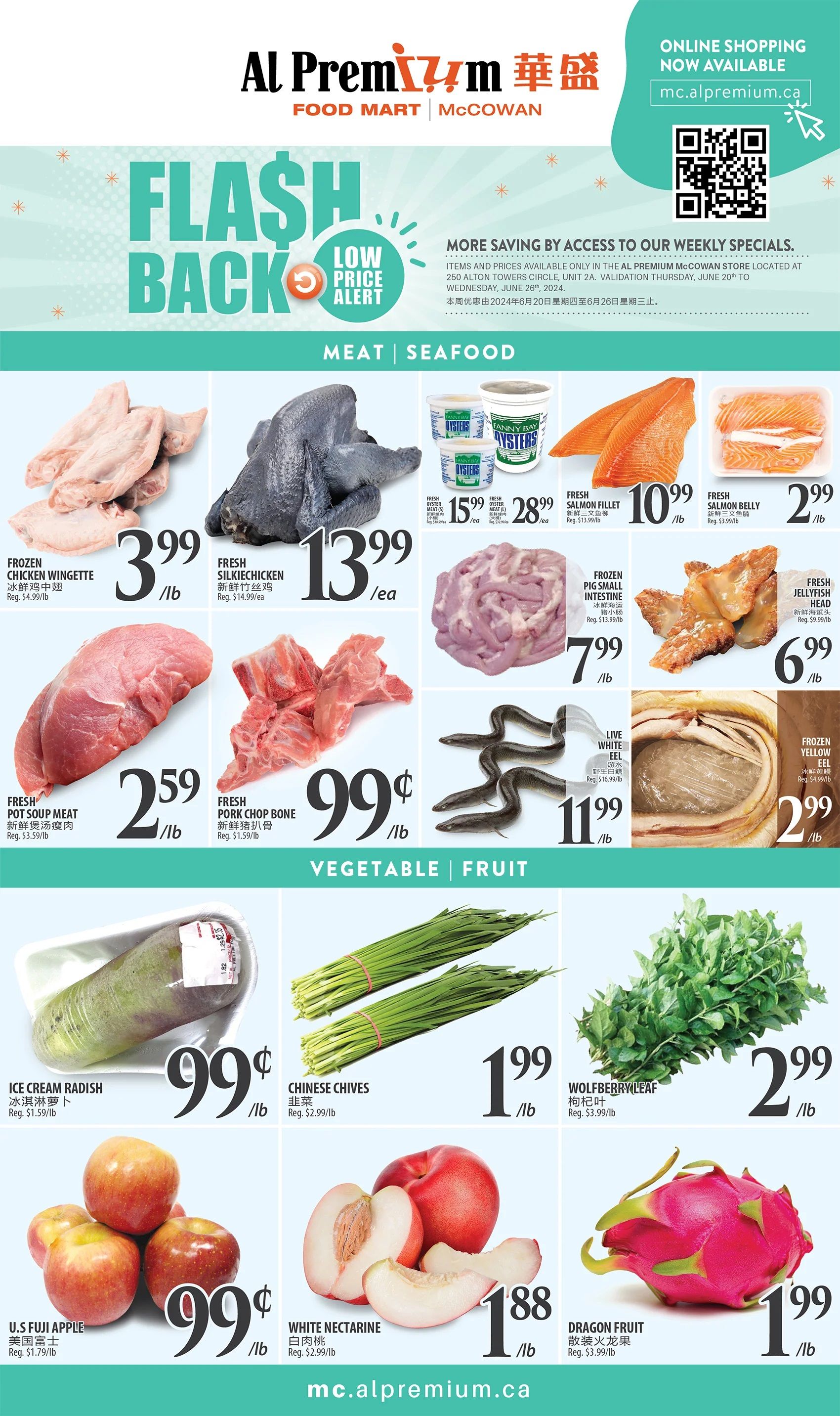 Al Premium Food Mart (McCowan) Flyer June 20 to 26