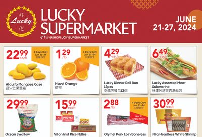 Lucky Supermarket (Edmonton) Flyer June 21 to 27