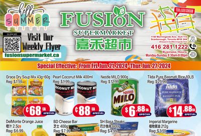 Fusion Supermarket Flyer June 21 to 27