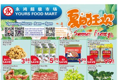 Yours Food Mart Flyer June 21 to 27