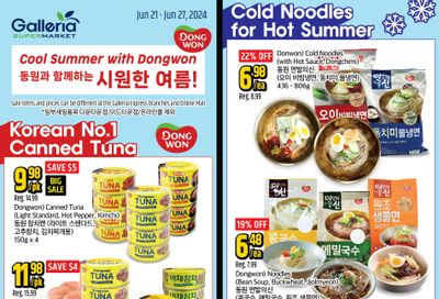 Galleria Supermarket Flyer June 21 to 27