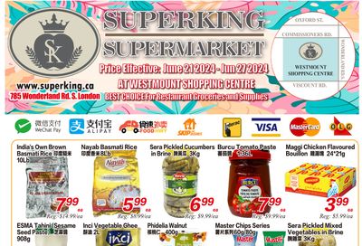 Superking Supermarket (London) Flyer June 21 to 27