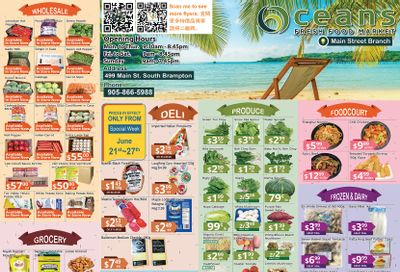 Oceans Fresh Food Market (Main St., Brampton) Flyer June 21 to 27