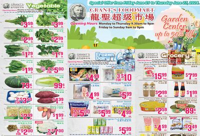 Grant's Food Mart Flyer June 21 to 27