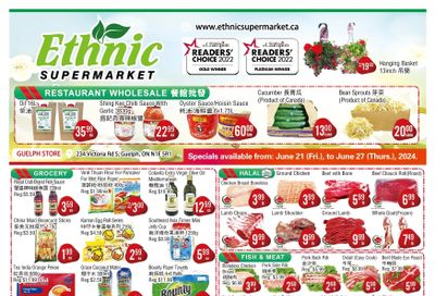 Ethnic Supermarket (Guelph) Flyer June 21 to 27