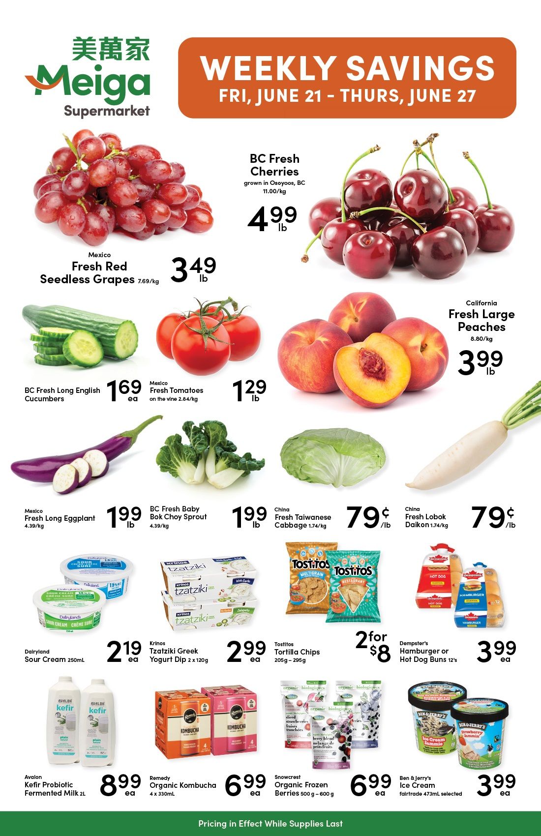Meiga Supermarket Flyer June 21 to 27
