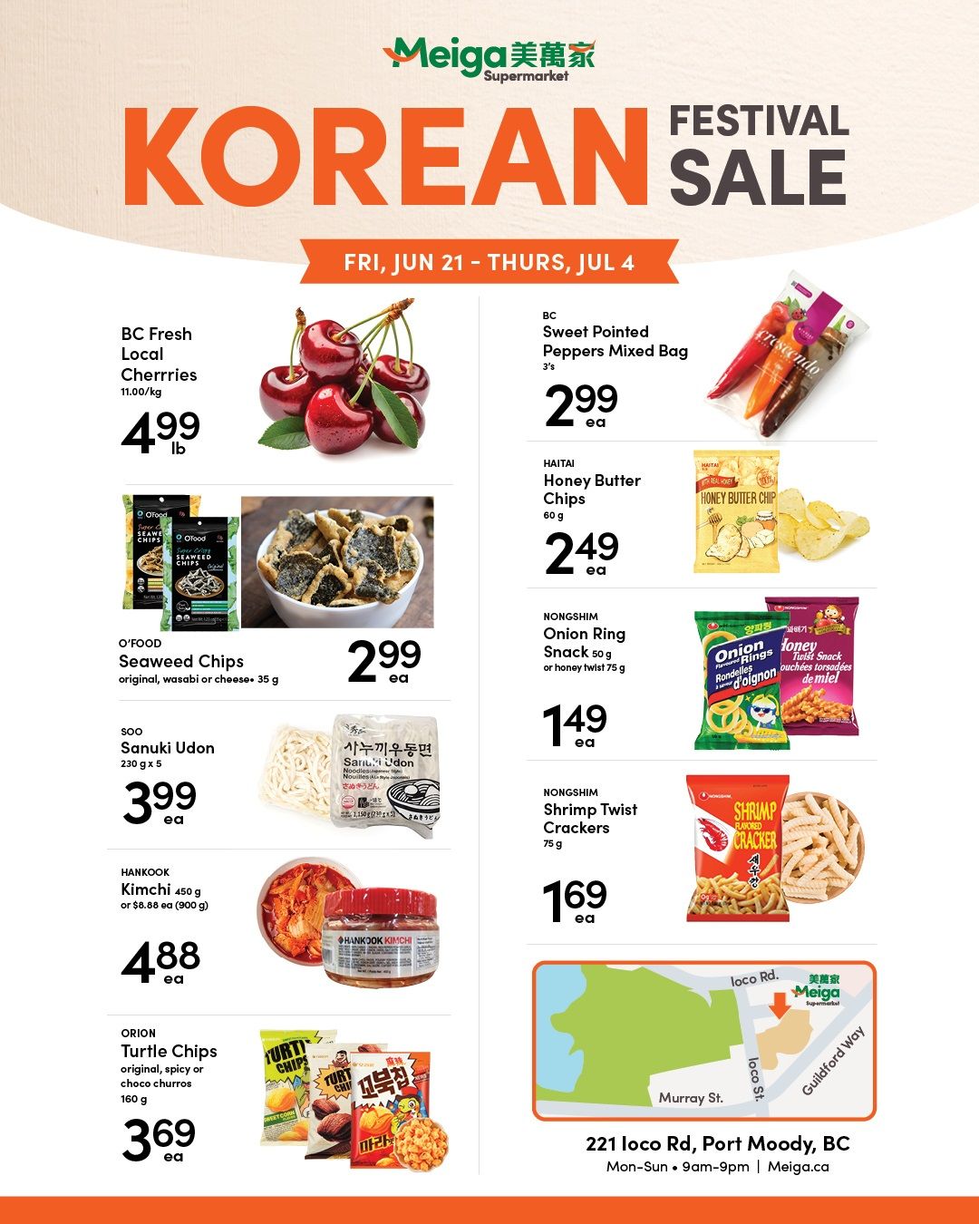 Meiga Supermarket Flyer June 21 to 27