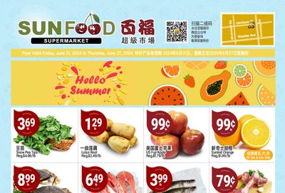 Sunfood Supermarket Flyer June 21 to 27