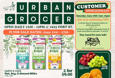 Urban Grocer Flyer June 21 to 27