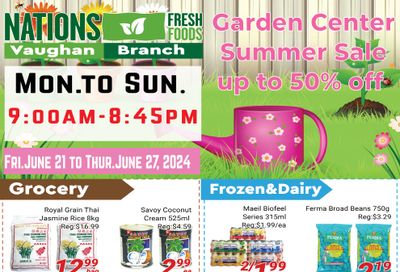 Nations Fresh Foods (Vaughan) Flyer June 21 to 27