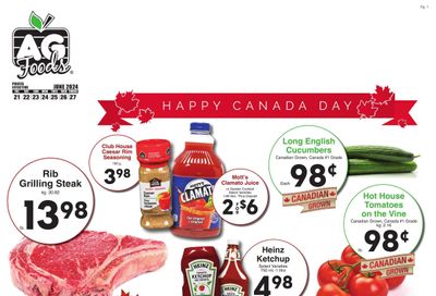 AG Foods Flyer June 21 to 27