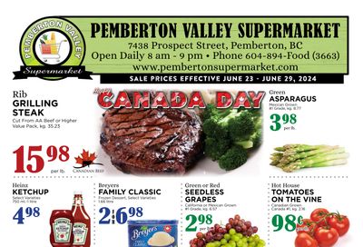 Pemberton Valley Supermarket Flyer June 23 to 29