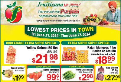 Fruiticana (Calgary) Flyer June 21 to 27