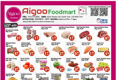 Aigoo Foodmart Flyer June 21 to 27