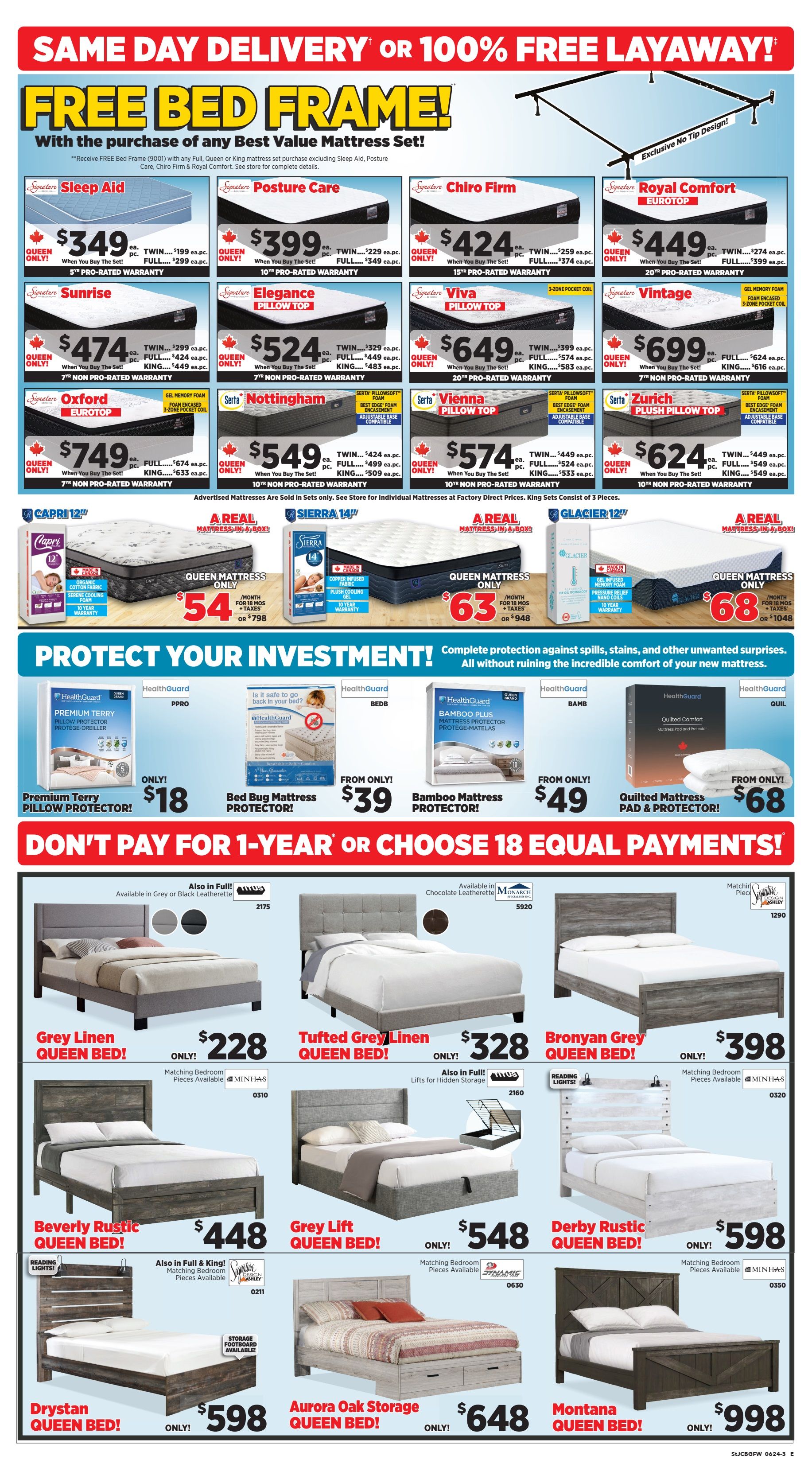 Surplus Furniture & Mattress Warehouse (Grand Falls Windsor) Flyer June 24 to July 1