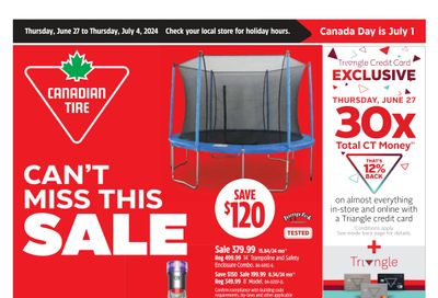 Canadian Tire (ON) Flyer June 27 to July 4