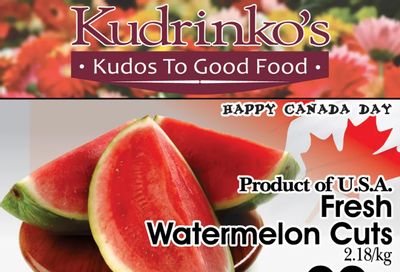 Kudrinko's Flyer June 25 to July 8