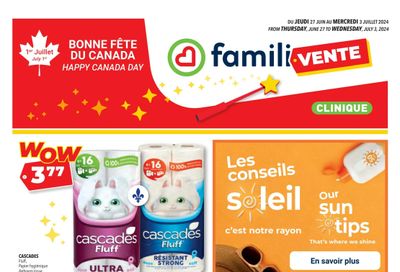 Familiprix Clinique Flyer June 27 to July 3