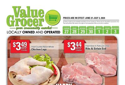 Value Grocer Flyer June 27 to July 3